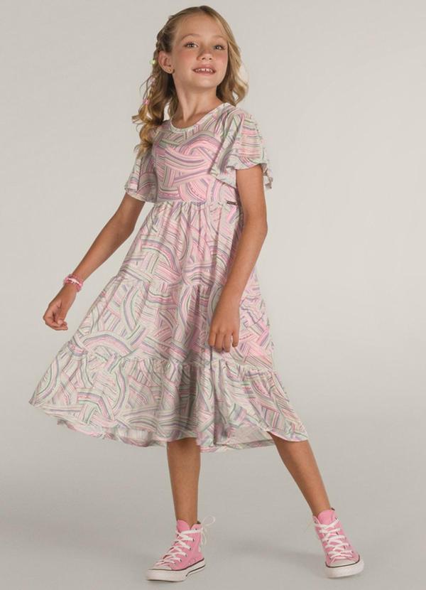 Brandili - Vestido de Tule Menina Rosa