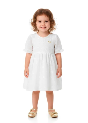 Amada - Vestido Decote V com Malga Longa  Bege - AMADA