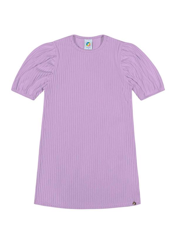Alenice - Vestido Delicado Menina Roxo