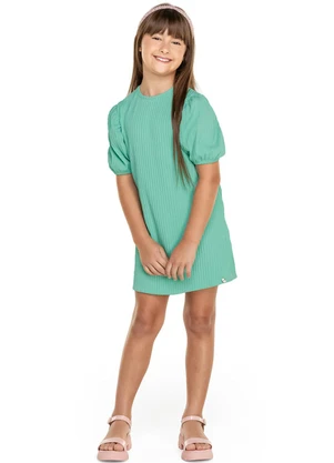 Outlet - Vestido Delicado Menina Verde - OUTLET