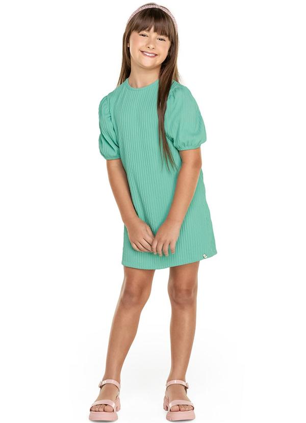 Alenice - Vestido Delicado Menina Verde