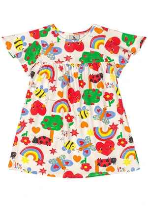 Quimby - Vestido Doce Natureza Cotton Branco - QUIMBY