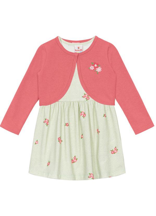 Brandili - Vestido e Bolero Infantil Menina Verde 2
