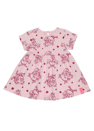 Galinha Pintadinha - Vestido e Calcinha em Meia MalhaRosa - GALINHA PINTADINHA