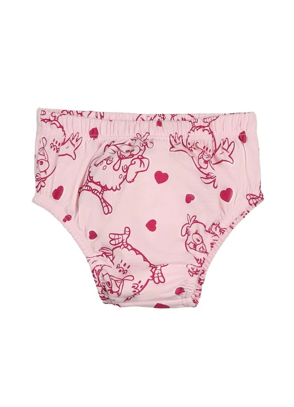 Galinha Pintadinha - Vestido e Calcinha em Meia MalhaRosa 3