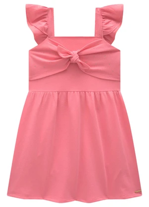 Marlan - Vestido em Cotton Bee Honey Rosa - MARLAN