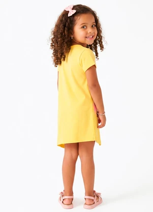 Sweet Lemon - Vestido em Cotton Elegance Amarelo - SWEET LEMON