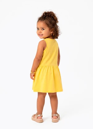Sweet Lemon - Vestido em Cotton Ellegance Amarelo - SWEET LEMON