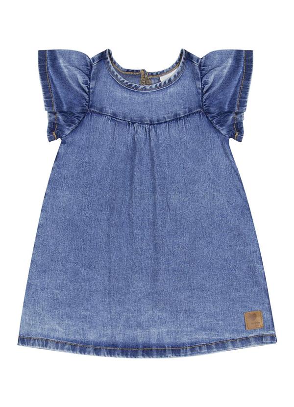 Quimby - Vestido em Jeans para Bebê Menina Azul 2