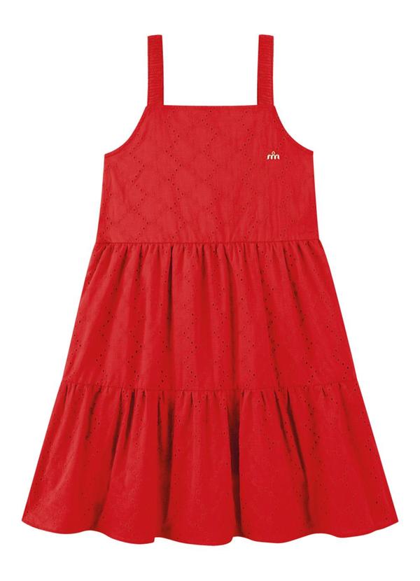 Milli e Nina - Vestido em Laise Coração Vermelho 2