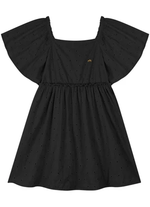 Milli e Nina - Vestido em Laise Preto - MILLI E NINA