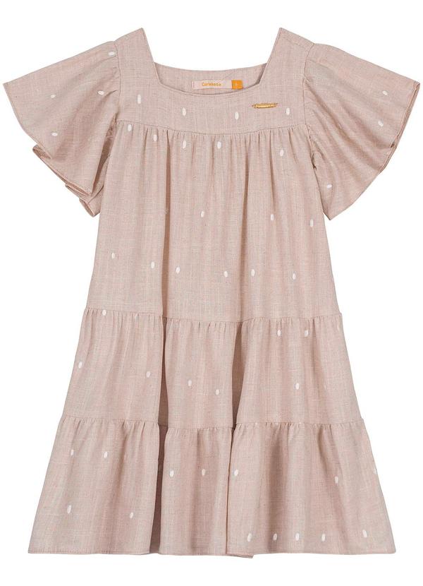 Carinhoso - Vestido em Linho Bordado Branco 1