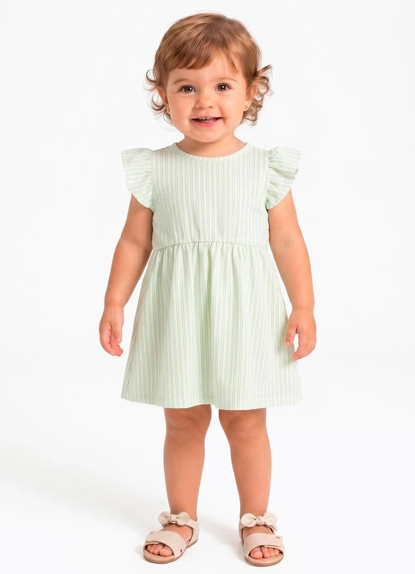 Sweet Lemon - Vestido em Malha Anaruga Branco
