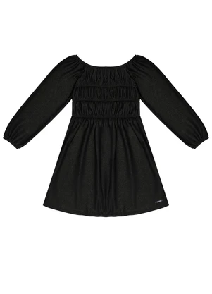 Alakazoo - Vestido em Malha com Lurex Preto - ALAKAZOO