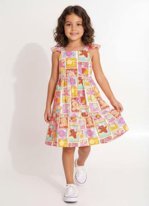Vestido em Malha Estampado