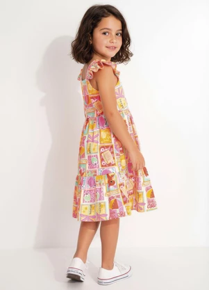 Multimarcas - Vestido em Malha Estampado - MULTIMARCAS
