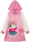 Marlan - Vestido em Malha Newtech com Pelo Sherpa Rosa - variação: Rosa