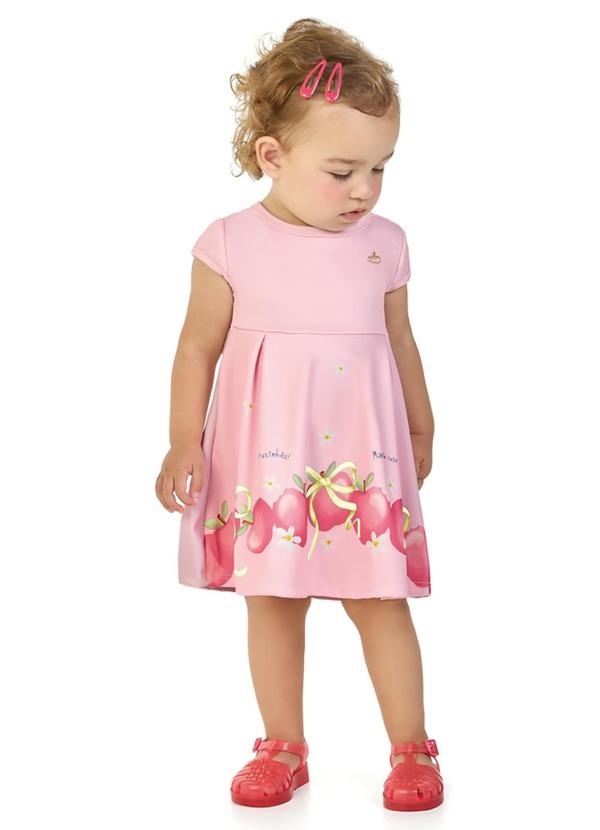 Marlan - Vestido em Malha Newtech Rosa 1