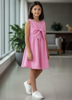 Vestido em Malha (Rosa)