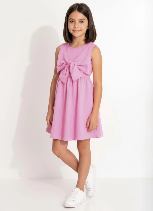 Multimarcas - Vestido em Malha Rosa 3