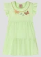 Kely Kety - Vestido em Malha Trabalhada Collor Amarelo - variação: Verde