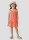 Kely Kety - Vestido Infantil em Malha Trabalhada Hive Verde - variação: Laranja