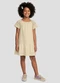 Kely Kety - Vestido em Malha Trabalhada Striped Bege - variação: Bege