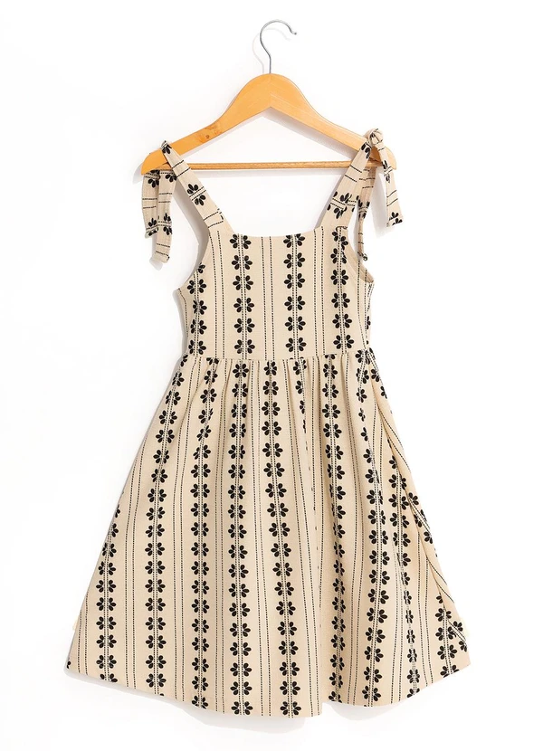 Fakini - Vestido em Meia Bege