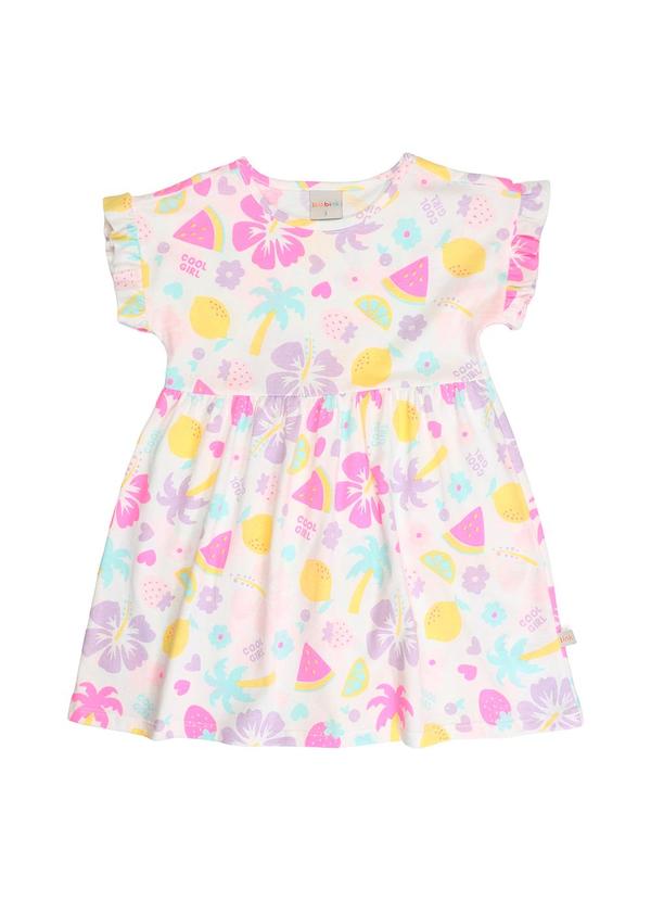 Tink Bink - Vestido em Meia Malha Estampado