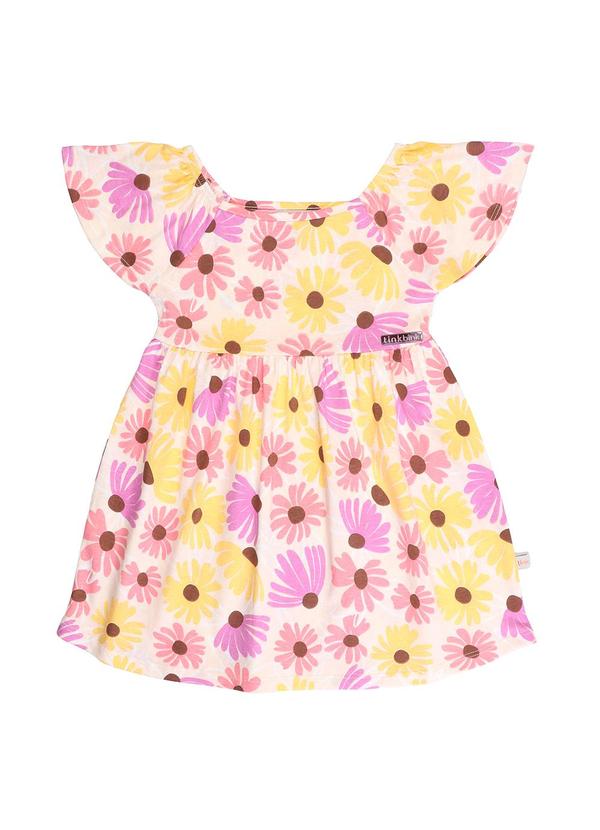 Tink Bink - Vestido em Meia Malha Estampado