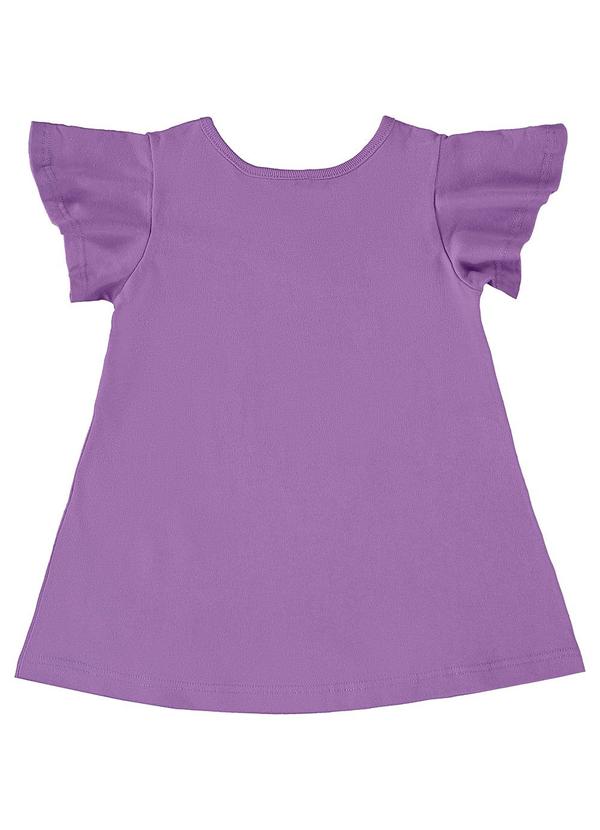 Bee Loop - Vestido em Meia Malha para Bebê Roxo 3