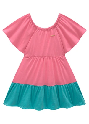 Marlan - Vestido em Meia Malha Penteada Rosa - MARLAN