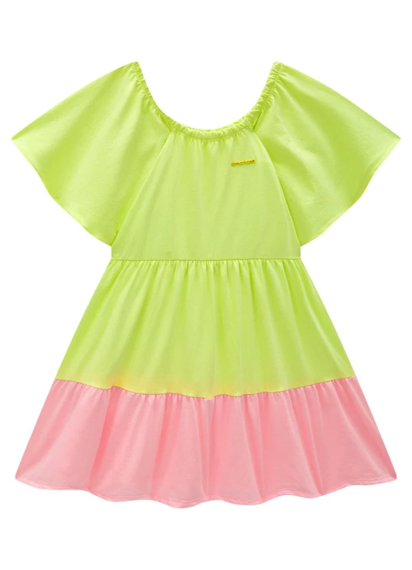 Marlan - Vestido em Meia Malha Penteada Verde