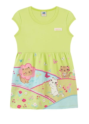 Marlan - Vestido em Meia Malha Penteada Verde - MARLAN