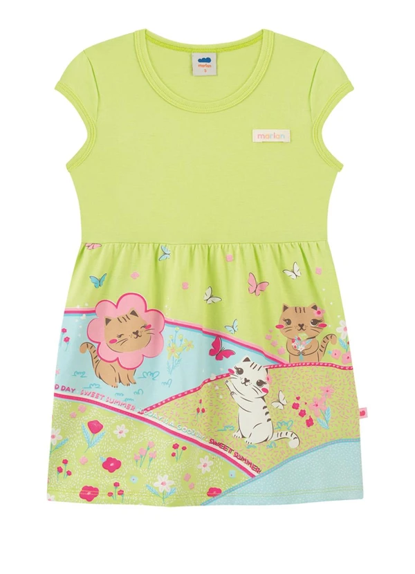 Marlan - Vestido em Meia Malha Penteada Verde 2