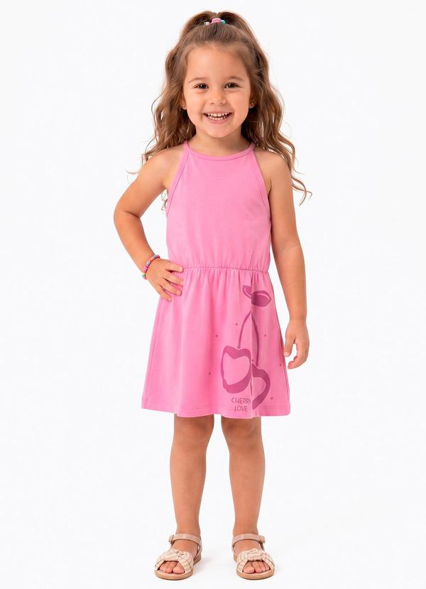 Sweet Lemon - Vestido em Meia Malha Rosa
