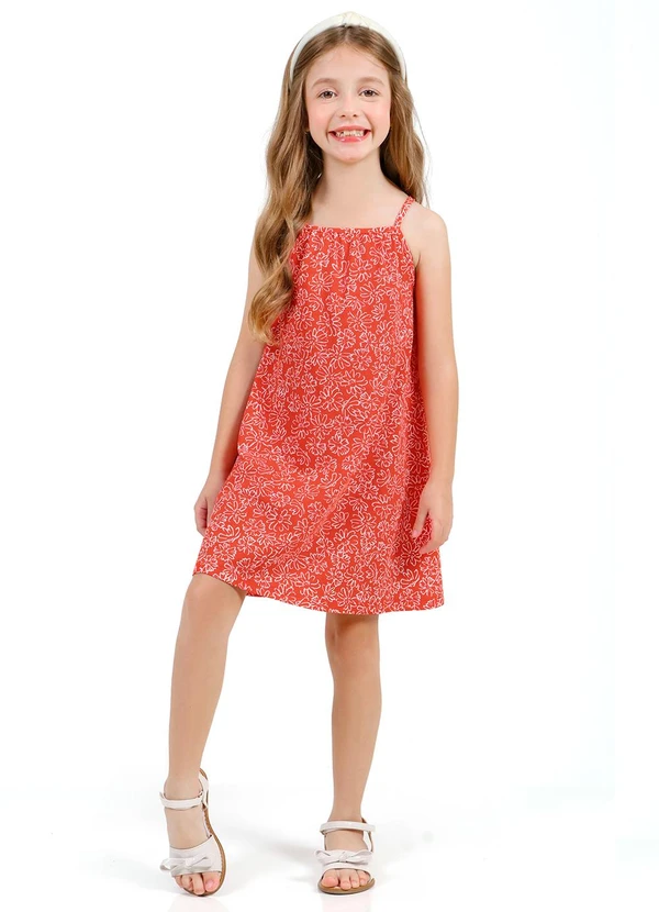 Tink Bink - Vestido em Meia Malha Vermelho