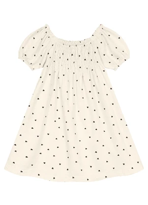 Trick Nick - Vestido em Molecotton de Vicose Lurex Bege - TRICK NICK