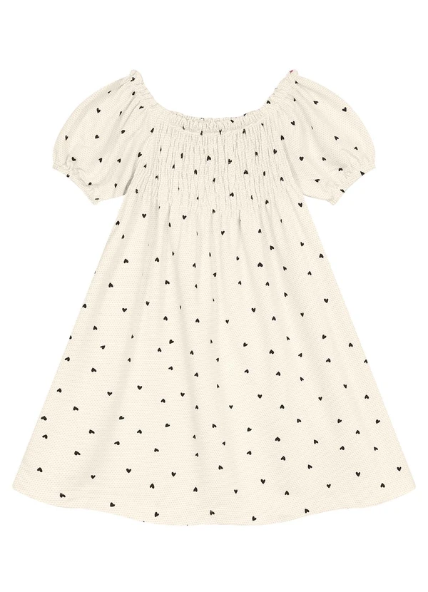 Trick Nick - Vestido em Molecotton de Vicose Lurex Bege 2