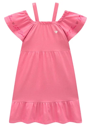 Marlan - Vestido em Molecotton Jeans Rosa - MARLAN