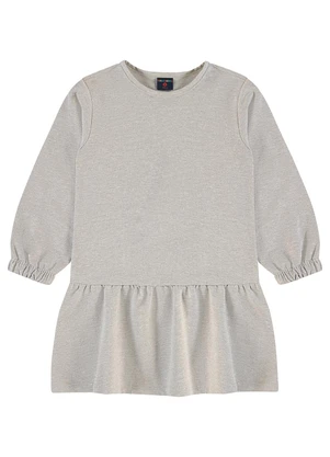 Guloseima - Vestido em Moletom com Glitter Cinza - GULOSEIMA