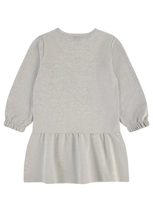Guloseima - Vestido em Moletom com Glitter Cinza - GULOSEIMA