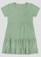 Kely Kety - Vestido em Relevo, Glitter e Aplicação Amarelo - variação: Verde