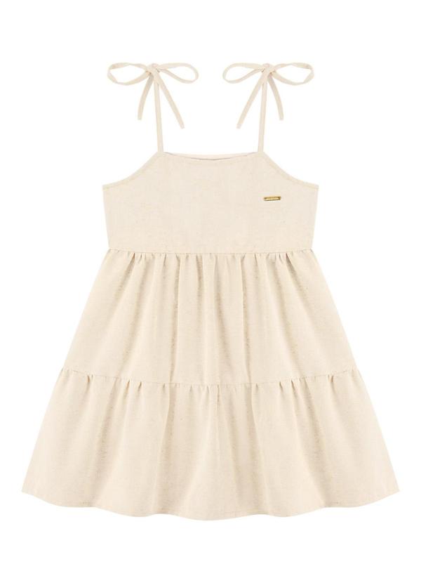 Marlan - Vestido em Sarja Breeze Bege 1