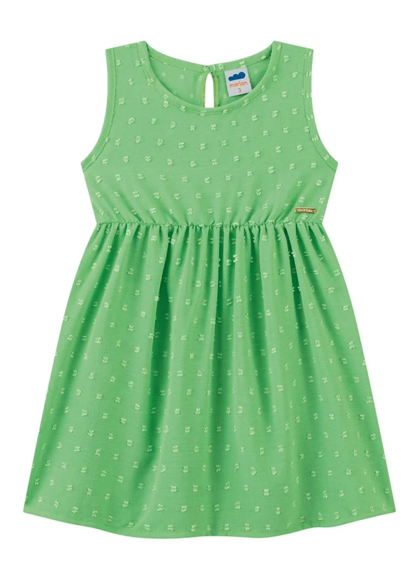Marlan - Vestido em Tecido Air Flow Verde 2