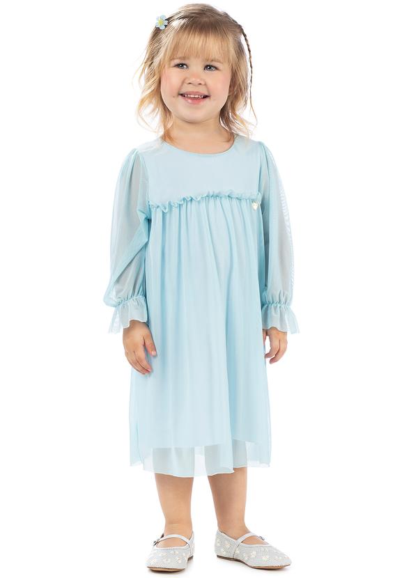 Amada - Vestido em Tule Flex com Forro em Malha Cotton Pe