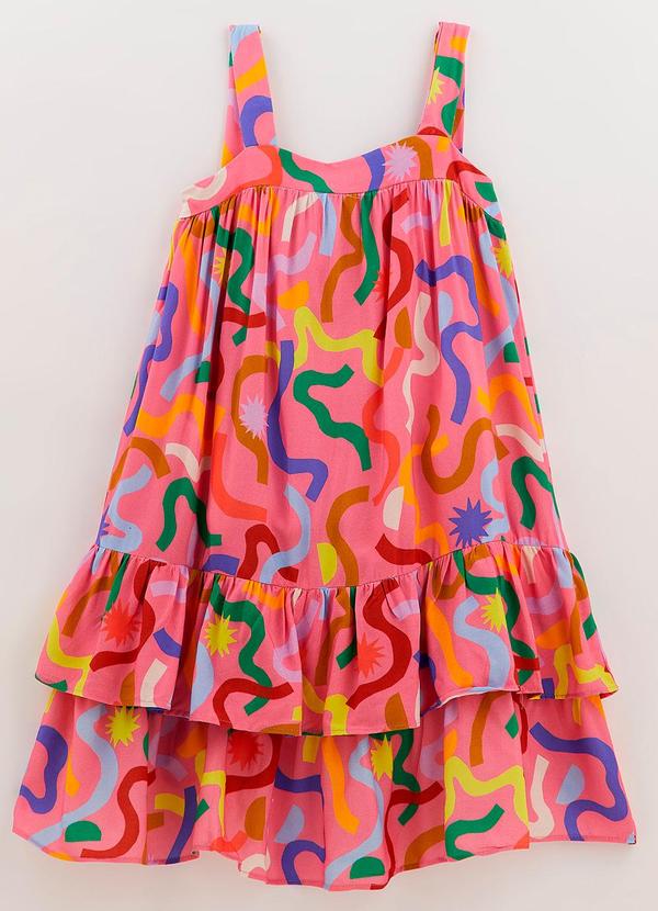 Fábula - Vestido em ViscoseEstampado