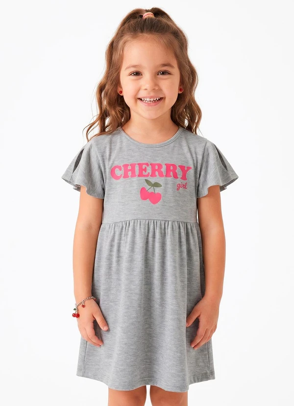 Sweet Lemon - Vestido em Viscose Mescla