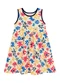 Duduka - Vestido Bebê Estampa com Fita na Cintura  Bege - variação: Bege