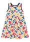 Duduka - Vestido Estampa Rotativa Flores sem Mangas Bege - variação: Bege
